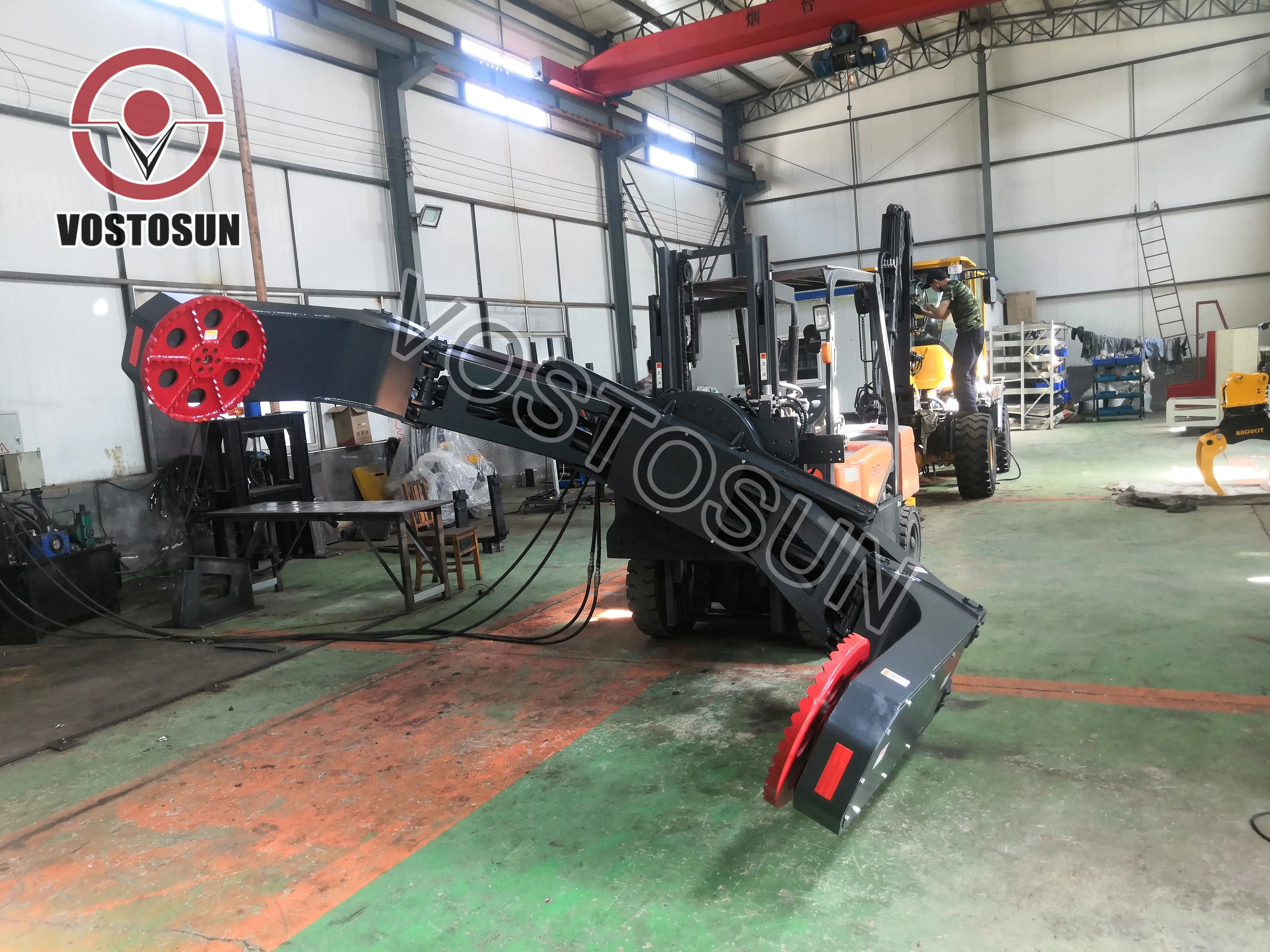Telehandler Paper Clap Telehandler Carton 3t Diesel Forklift With Paper Roll Clamp - Buy ...