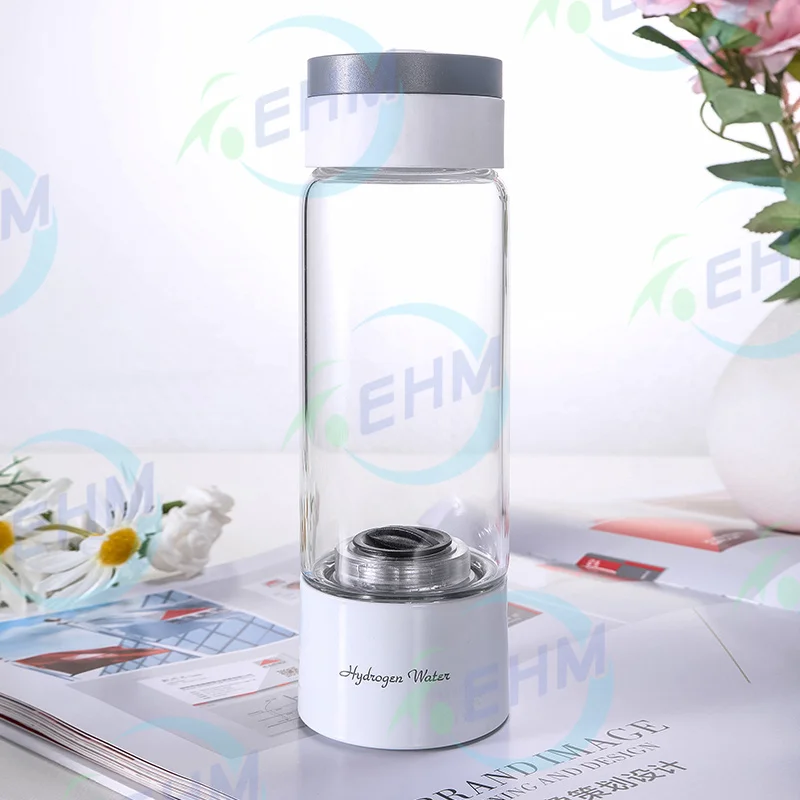 Pem Hydrogen Rich Water Bottle 380ml 1800mah Battery With Hydrogen ...