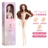 White hair-curly hair-chestnut brown