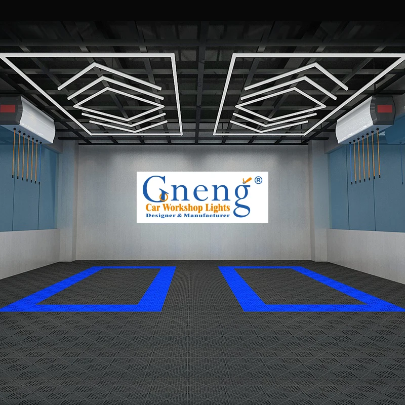 Factory Price Seamless Connection Led Lights for the Showroom Auto Inspection Car Workshop Light Detailing Light