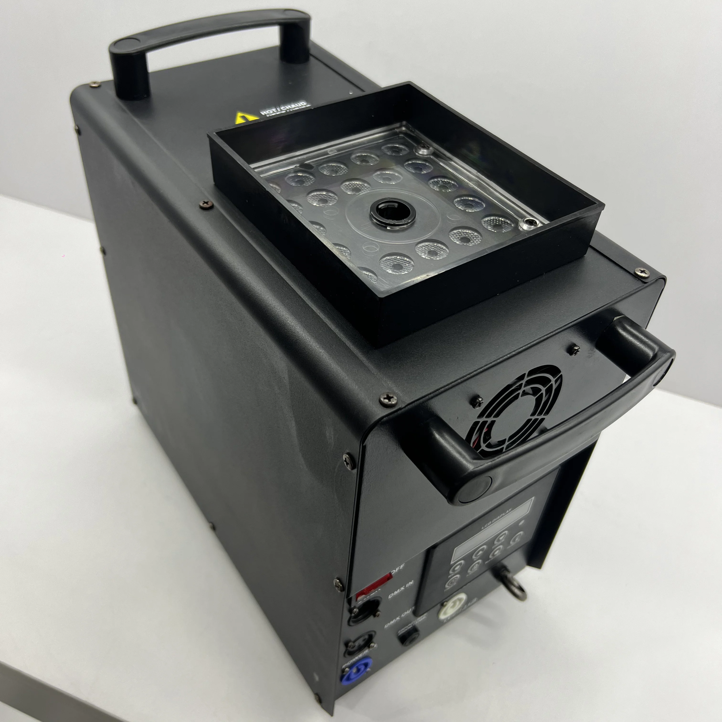 TechStar FL-F013 Heavy Power Vertical Fog Machine 1500W LCD/ Wireless/ DMX	4 in 1 LED Haze Machine Smoke Machine for Wedding