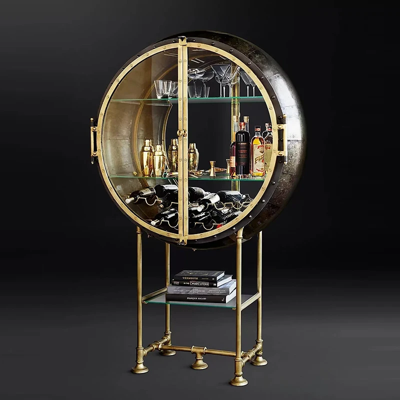 Роскошный современный декоративный шкаф для гостиной домашний декор угловой барный стеклянный высокий винный