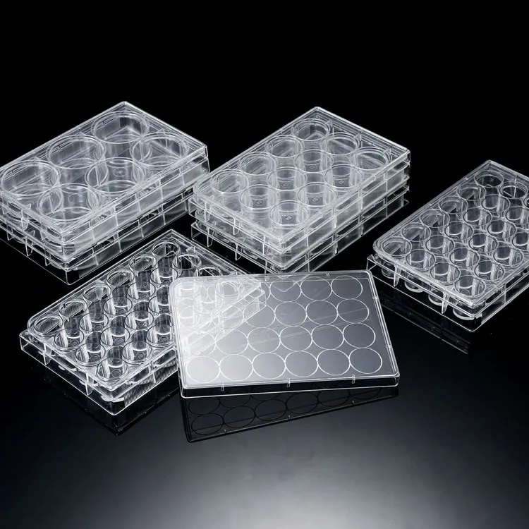 6 Well Tissue Culture Plate Cell Culture Plate With Lid - Buy 6 Well ...