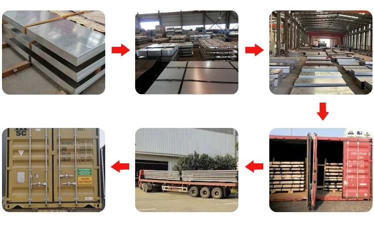 Coil Galvanized Steel Sheet Metal corrugated Metal corrugated Plate Zinc Aluminium Roofing Sheet Galvalume Steel