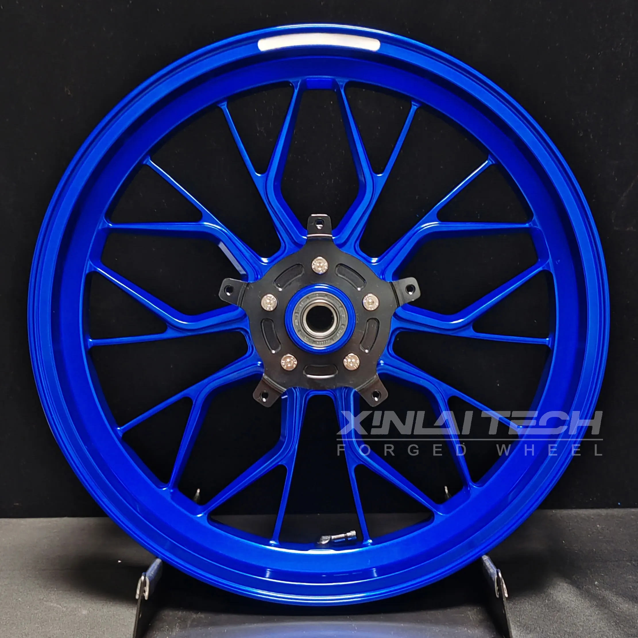 XL Custom Forged Motorcycle Wheels for Yamaha MT09 17 18 Inch CNC Forged Aluminum Rims Anodized Finish