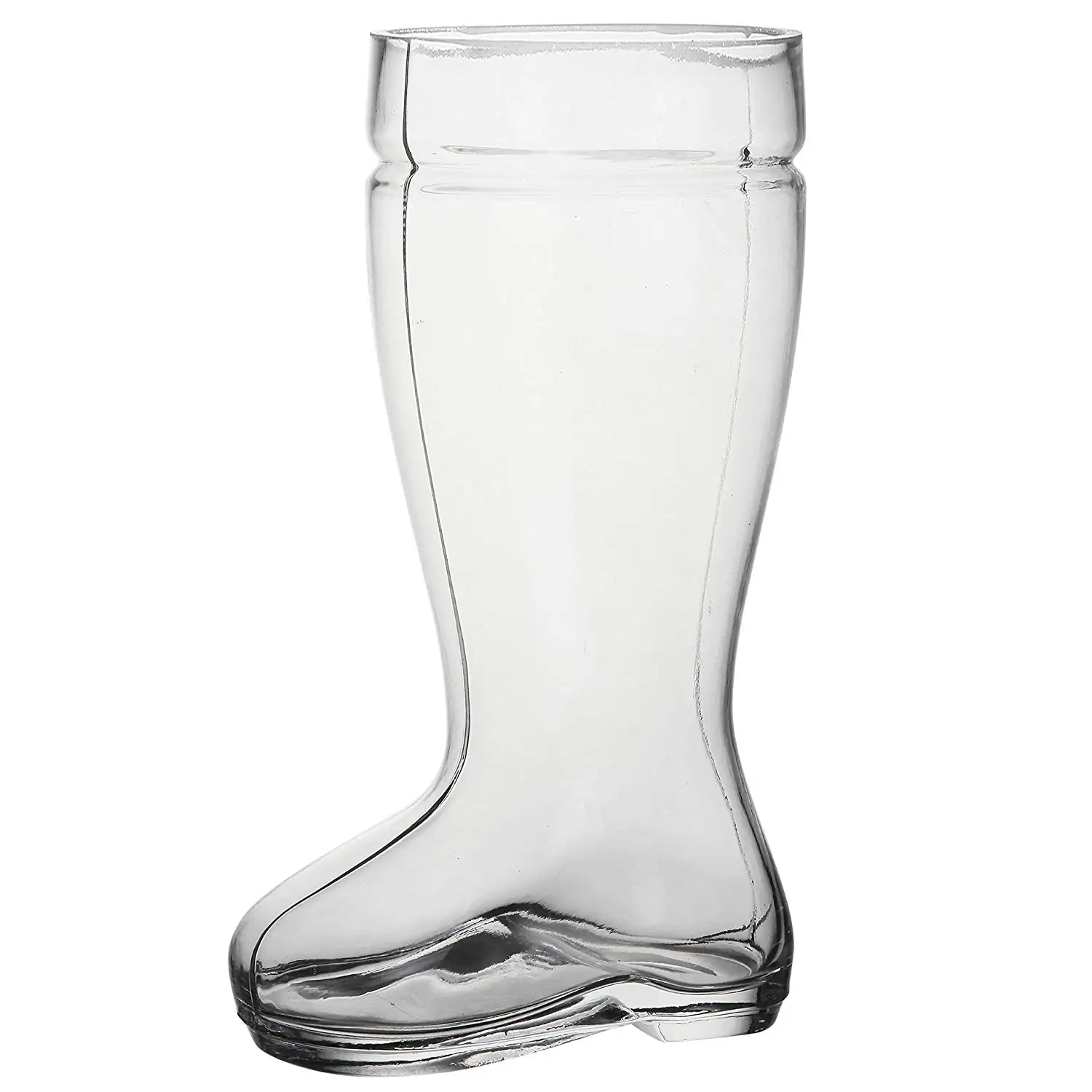 Funny Foot Boot Shape Customized Logo Beer Glass for Restaurants and Parties Football