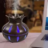 X12 lotus hollow humidifier-deep wood grain