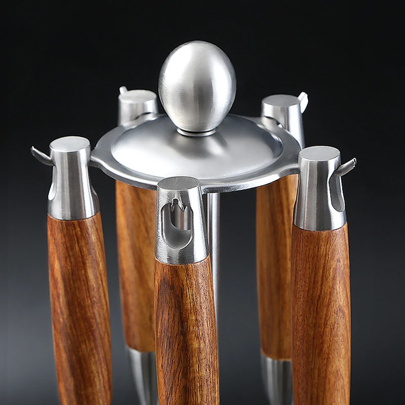 Wholesale high quality stainless steel wood cooking pot set cooking utensils sets.jpg