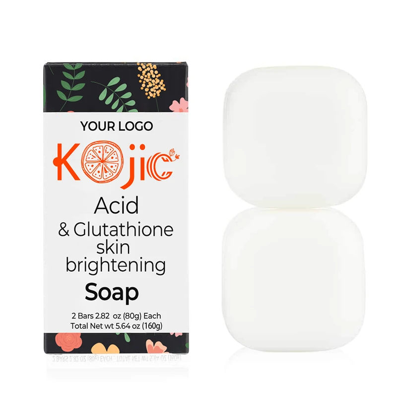 Private Label Natural Soap Kojic Whitening 80g Skin Care Skin Brightening Kojic Whitening Soap(pic6)