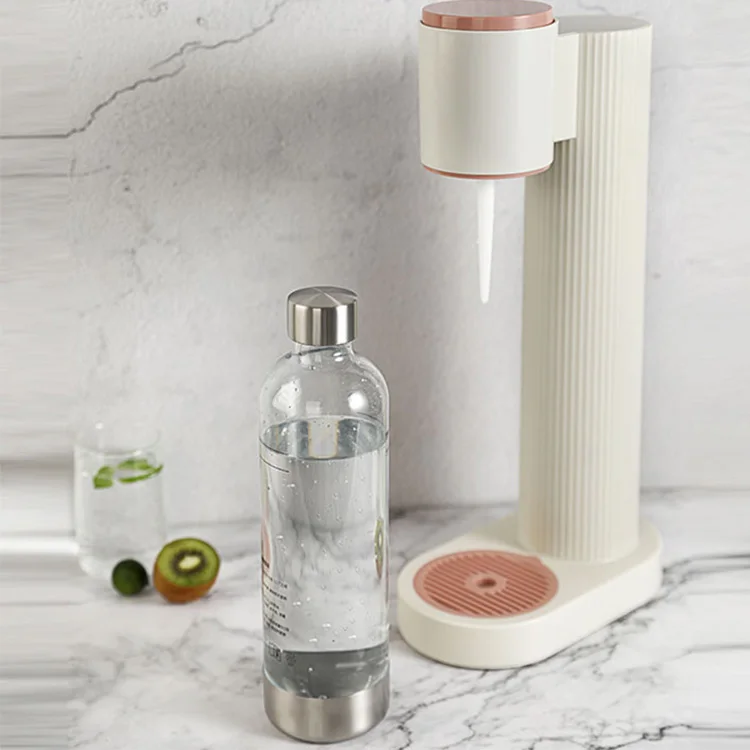 Carbonating Bottles 1l Reusable Pet Sparkling Water Bottles Compatible