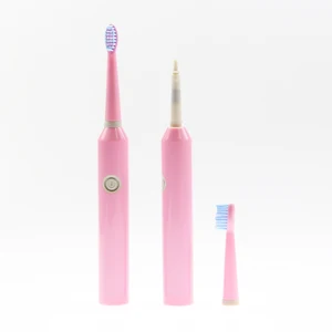 Dental Care Sweet pink Color Girl Women Electric Toothbrush Reliable Maker IPX7 Battery Powered New Trending Brash