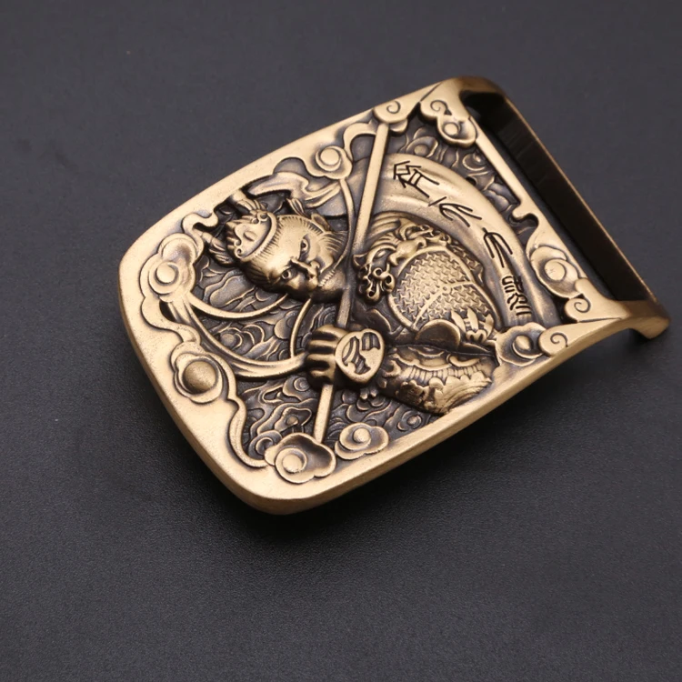 Пряжка из твердой латуни, латунная пряжка для ремня для мужчин 40 мм