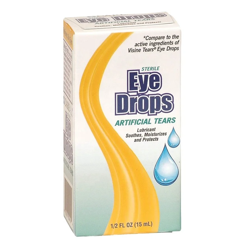 Artificial Tears Taurine for Eye Drop Mockup Packaging Box Custom Color Print Coated Paper Boxes