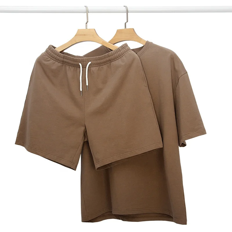 Customized High Quality Summer Men Short Matching Short Sets With  Men Summer T shirts And Shorts Men Two Piece Set177_voghion.com