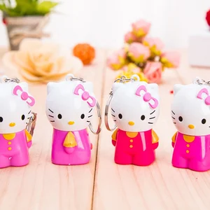 Stationery Cute KT Cat Neutral Pen Writing Office Students with Keychain