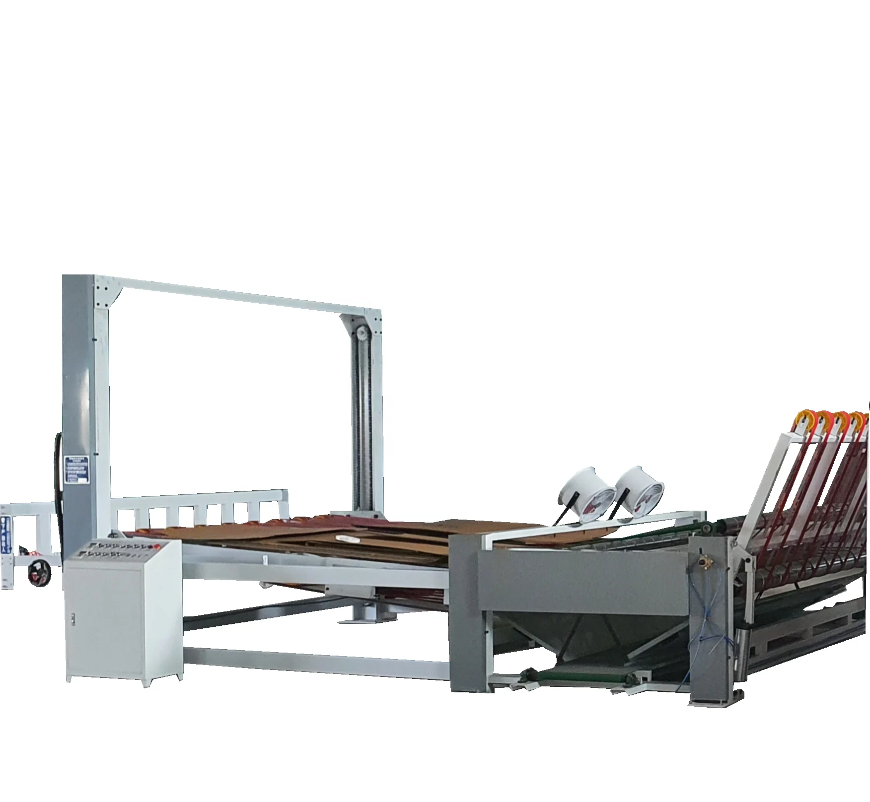 Corrugated Carton Stacking Machine Intergrated Vibrator Cleaner and Stacker