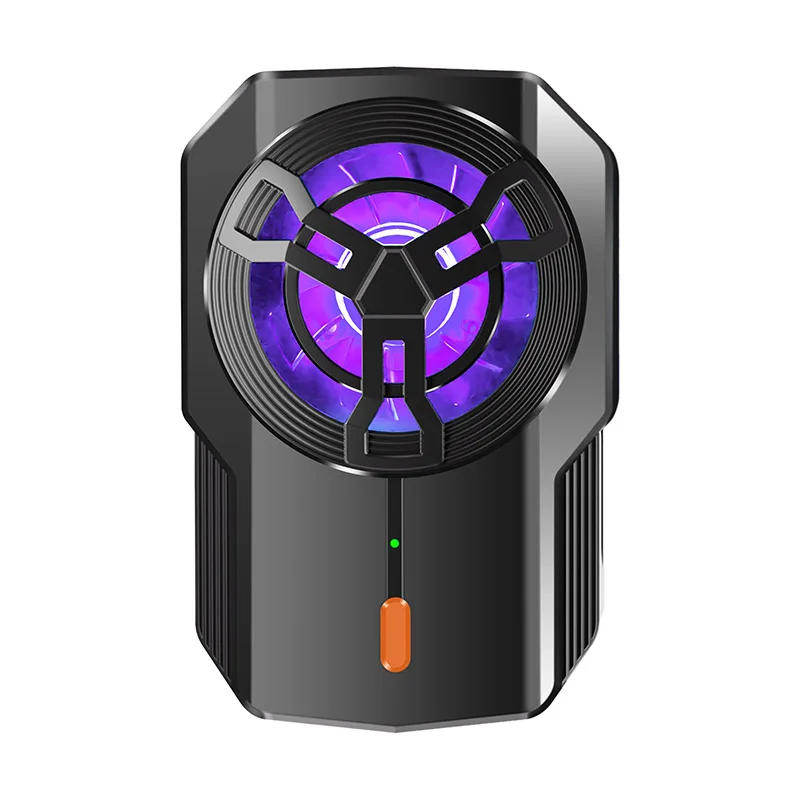 S17 Mobile Phone Semiconductor Cooling Fan Radiator 2400mAH Battery Back Clip Gaming Cooler for IOS Android Adjustable Heat Sink