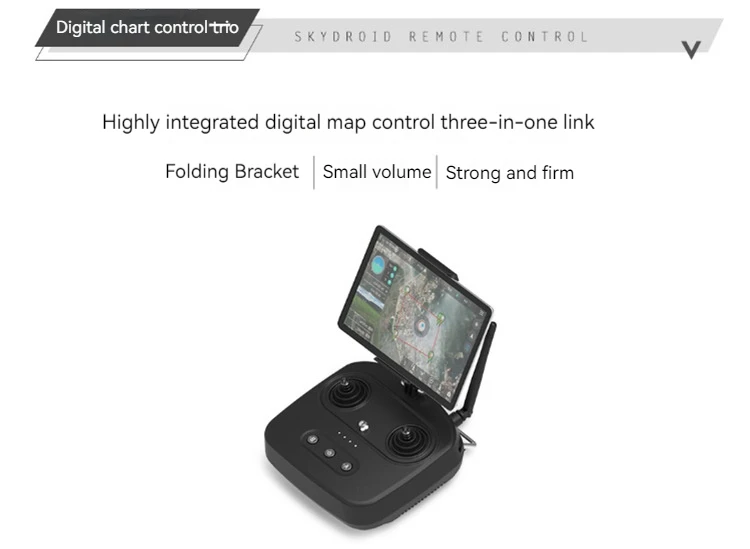 Skydroid T10 Mini 3-Body Camera Mapping Remote Control Transmitter 10th Generation Digital Aeromodelling Drones Accessory
