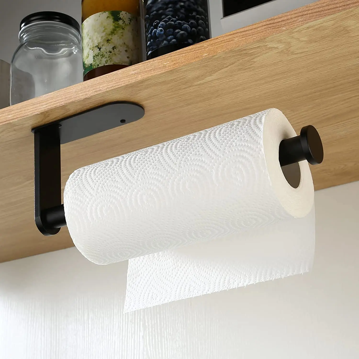 Source Wall Mount Kitchen Paper Towel Adhesive Under Cabinet Paper