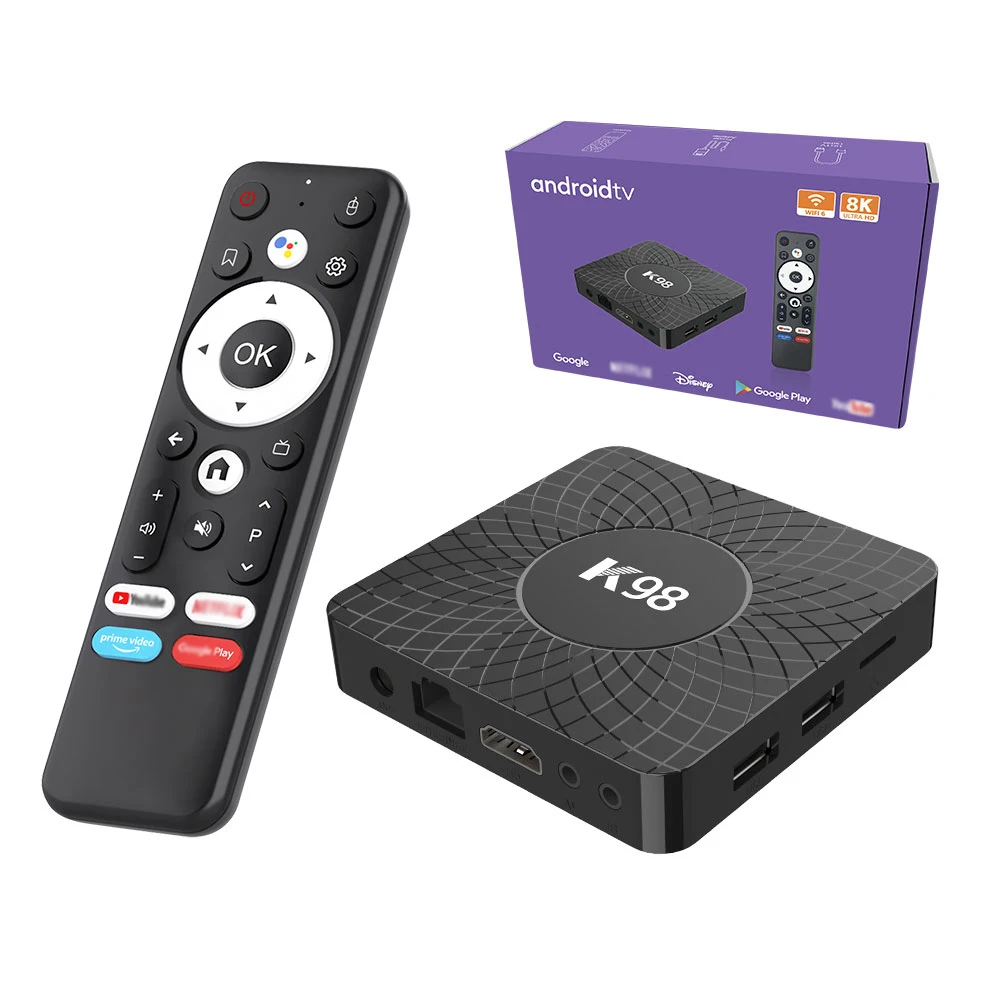 Newxlintek Hot New Arrival K98 Android TV Box Quad-Core RK3518 2+