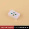 Small rectangular white single