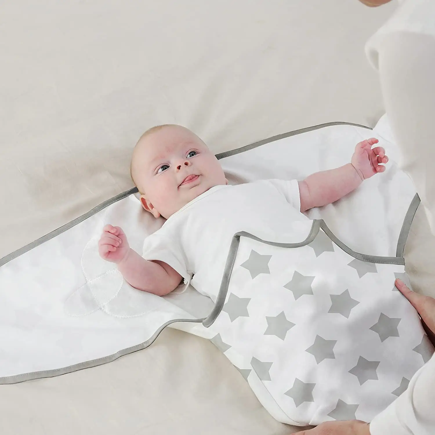Customize 100 Cotton Unisex Sleep Sack Baby Swaddle Blanket Newborn