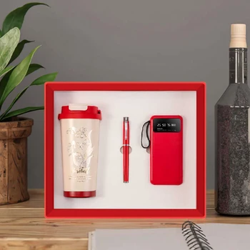 2025 Practical 3In1 4In1 Coffee Cup Notebook Pen Travel Gift Set for Thanksgiving Valentine's Day Christmas New Year Gift