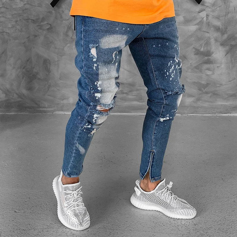 Wholesale New trendy korean vintage style boys summer pants casual loose  jeans for men From m.alibaba.com