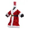 Red sequined outfit