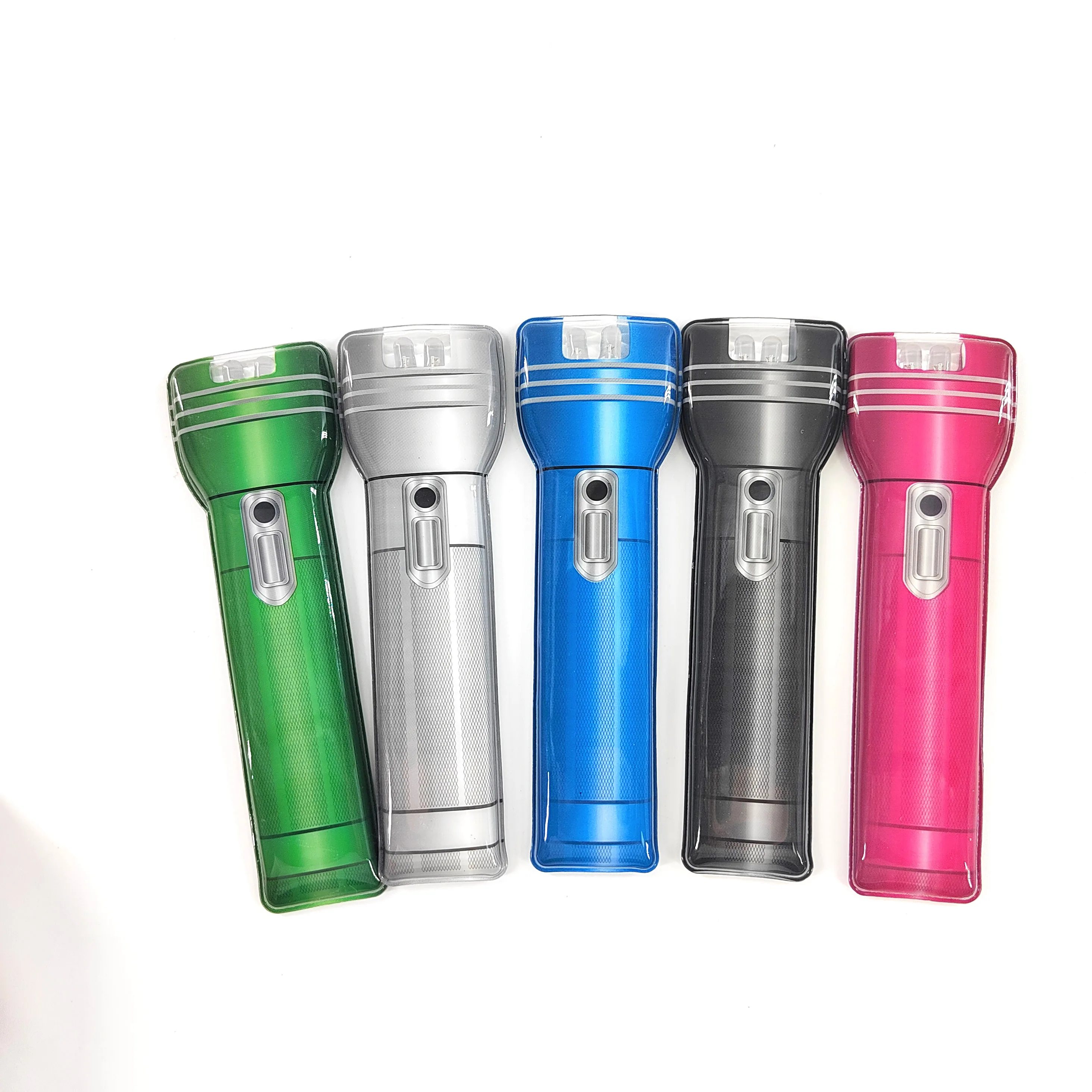 Multiple Designs Promotion Gift Mini Torch Light Pocket Thin Card Magnetic PVC Torch 2 LED Flat Magnetic Flashlight