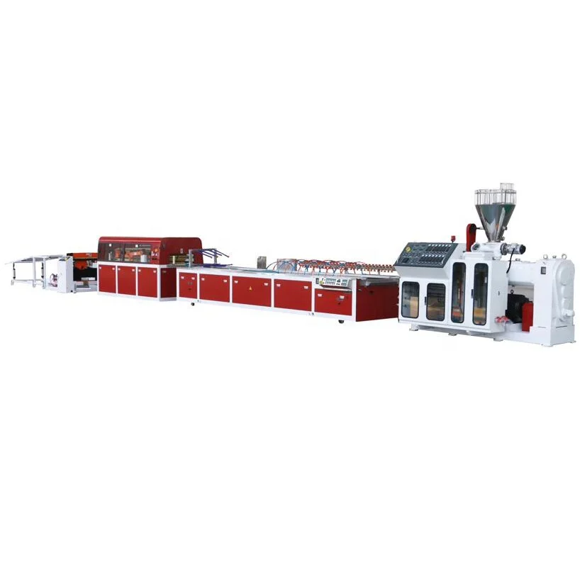 Window Profile Making Machine Extrusion Line Pvc Window Frame PVC Plastic Wpc Wall Cladding Panel Profile Making Machine