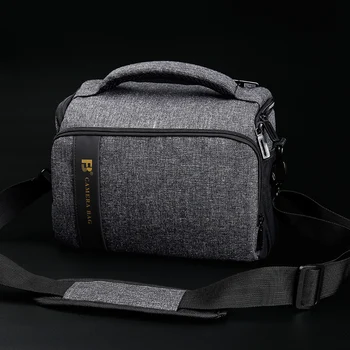 FB-CB002-G Custom Logo Shoulders Scratch-proof Photography Camera Case DSLR Basic Camera Backpack Bag with Laptop Compartment detail image