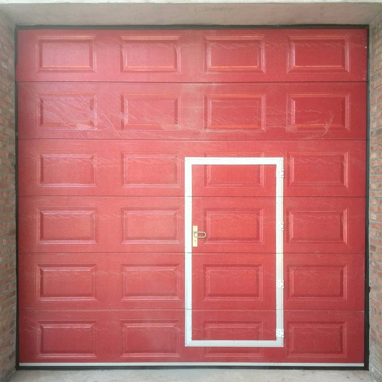 High Quality Steel Garage Door with Modern Design Thermal Insulation Feature Finished Surface-Made in China Low Price