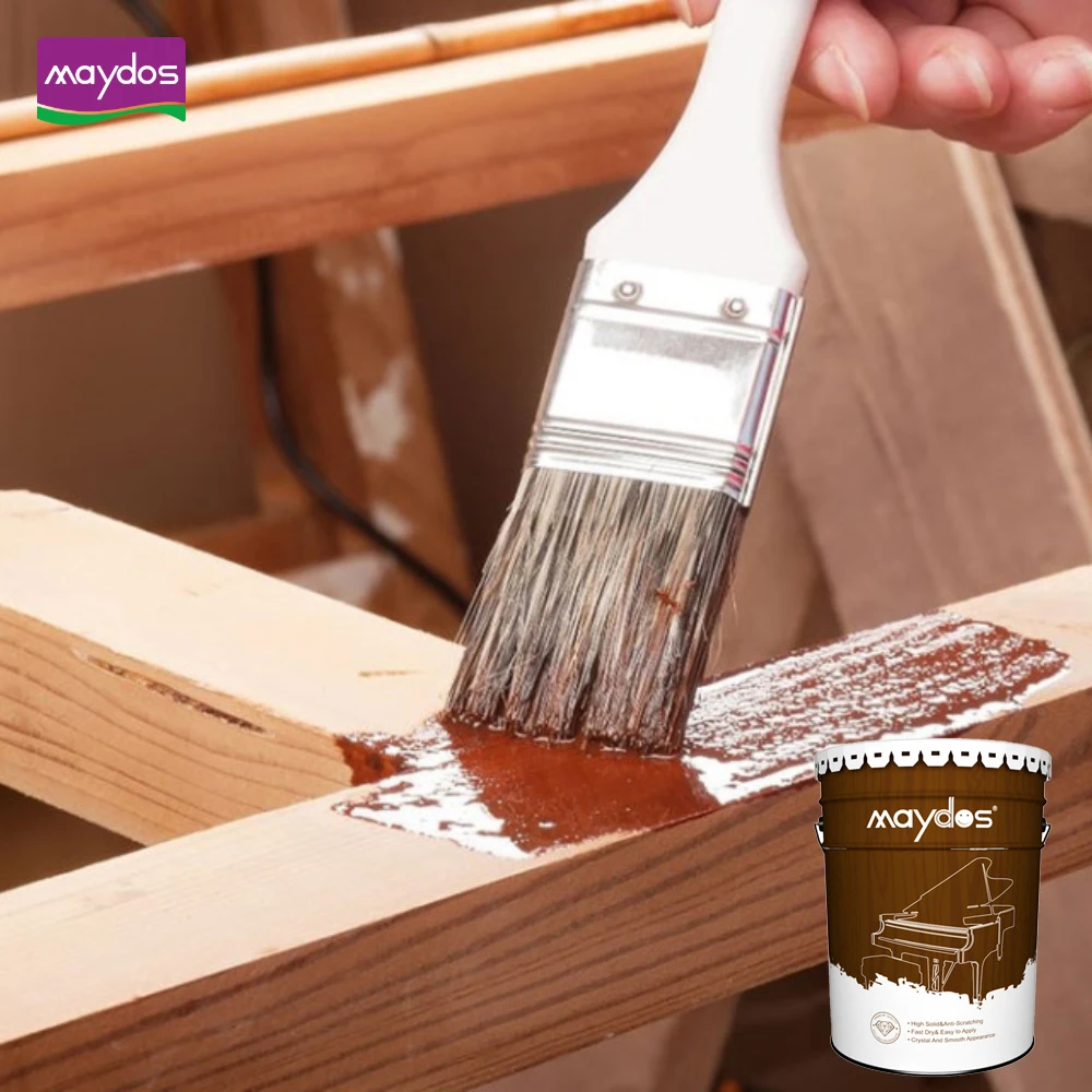 Maydos Non-Toxic Polyethylene Rubber Lacquer Eco-Friendly Wood Paint for Composite Products Liquid Coating for Spraying