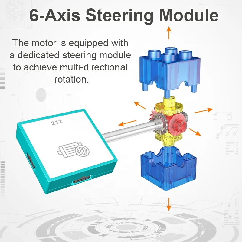 STEM Logic Thinking Training Electric Circuits Building Blocks Toy Interlocking Electricity Exploration Building Kits for Kids