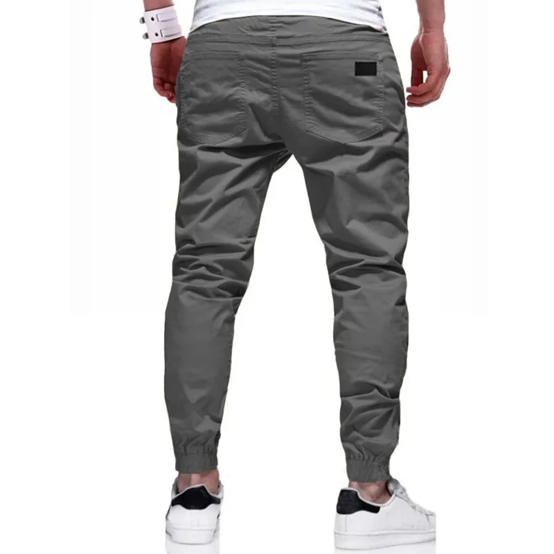 Men’s Cotton Jogger Pants – Streetwear Style with Drawstring Waist