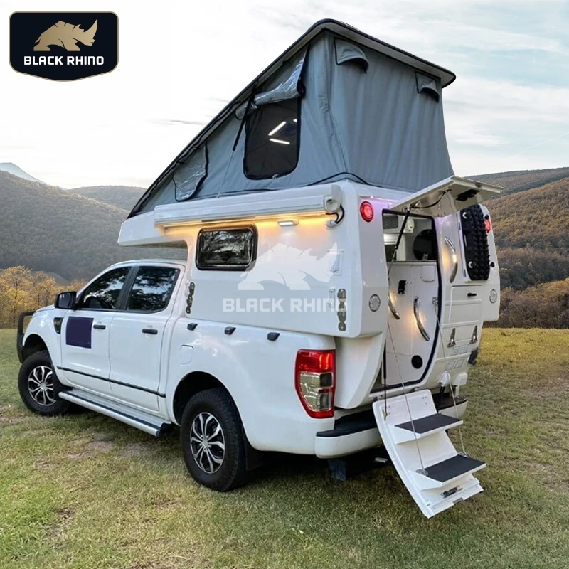 Smooth OTR Camper Trailer Truck Camper Pickup RV Manufacturer