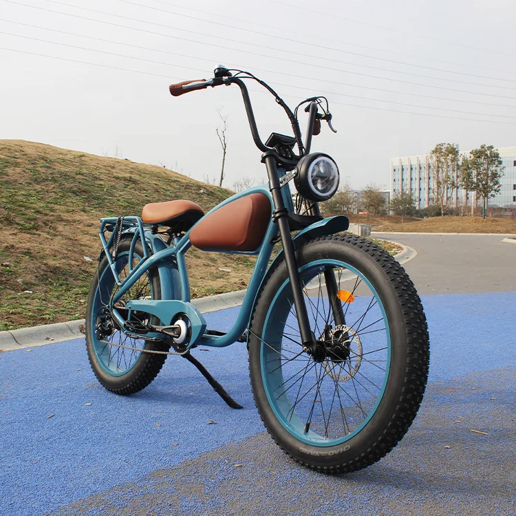48v Retro Style Electric Bike High Speed Waterproof Hybrid Powerful Electric Bicycle Beach Cruiser E Bike Europe