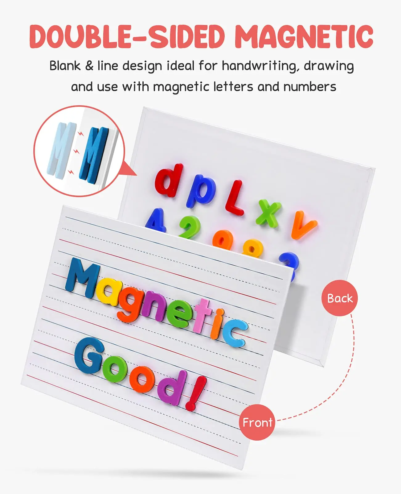 9x12 двухсторонняя обучающая детская Магнитная белая доска набор для сухого стирания