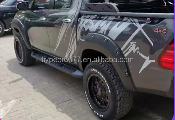 product foot step pedal running boards for toyota 2015   2021 hilux revo side step suv accessories auto spare body parts-3