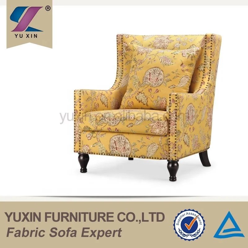 New Design Comfortable Modular King Chairs Set European Style Wood Armchair for Living Room Sofa for Home Furniture Chair