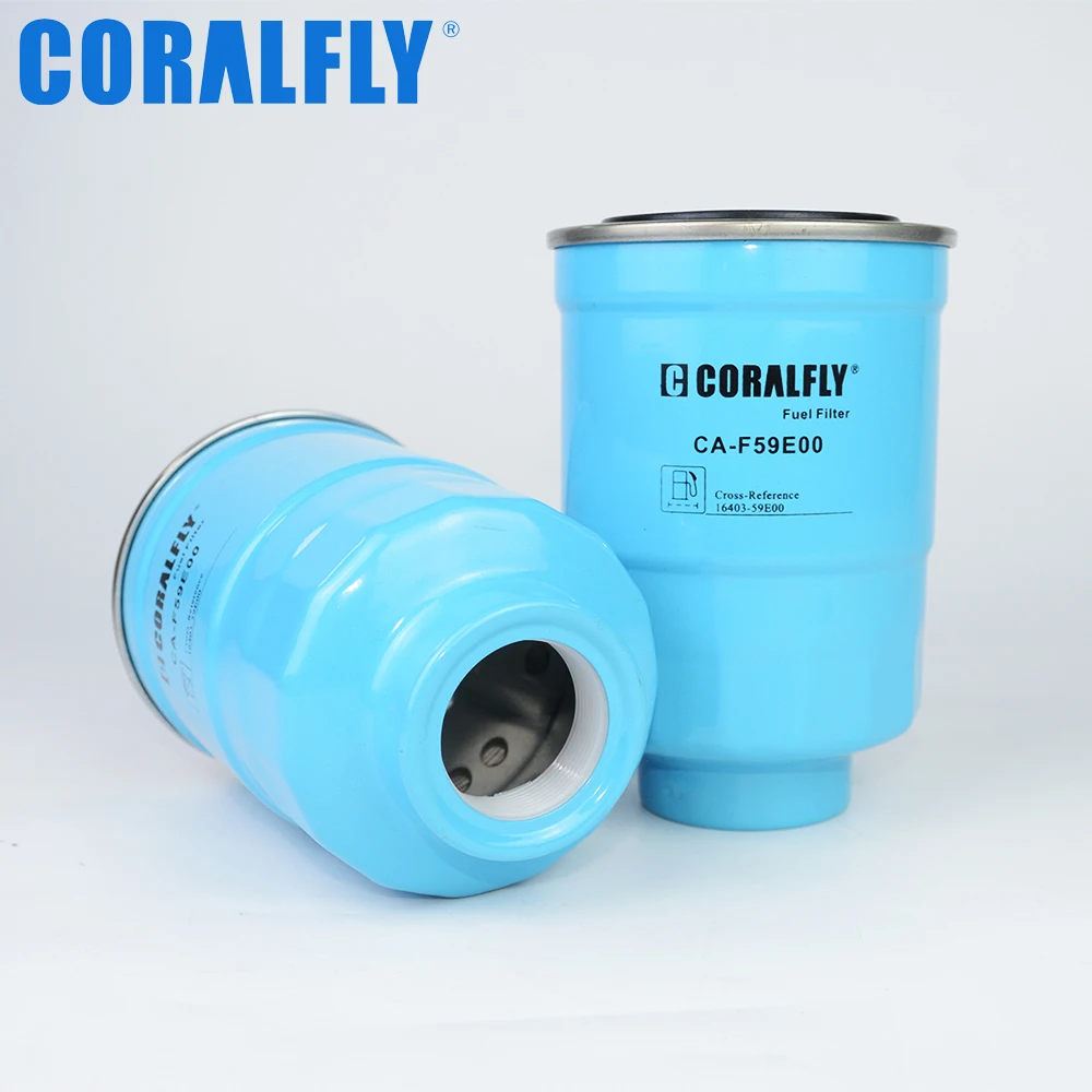 Engine Fuel Filter 16403-59e00 Spare Fuel Filter 16403 59e00 for Nissan Dualis J10 Urvan Zd30 Urvan Navara