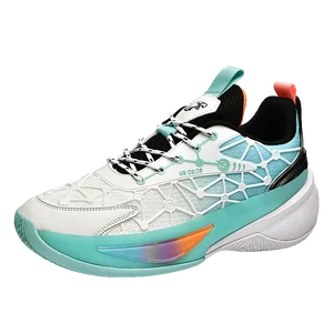 New Fashion Sports Shoes Youth Net Surface Breathable Low-top Sports Basketball Shoes Men Sneakers