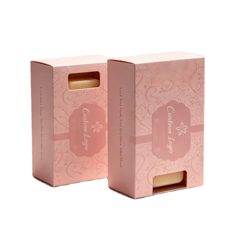 Ambalaj cu logo personalizat pentru săpun, în vrac – cutie de hârtie cosmetică pentru săpun artizanal