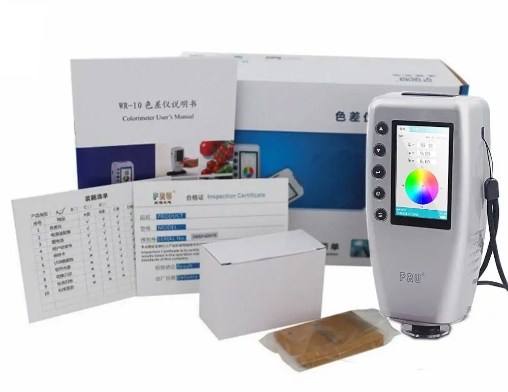 Wr10 8mm Portable Digital Color Meter Colorimeter Price For Color