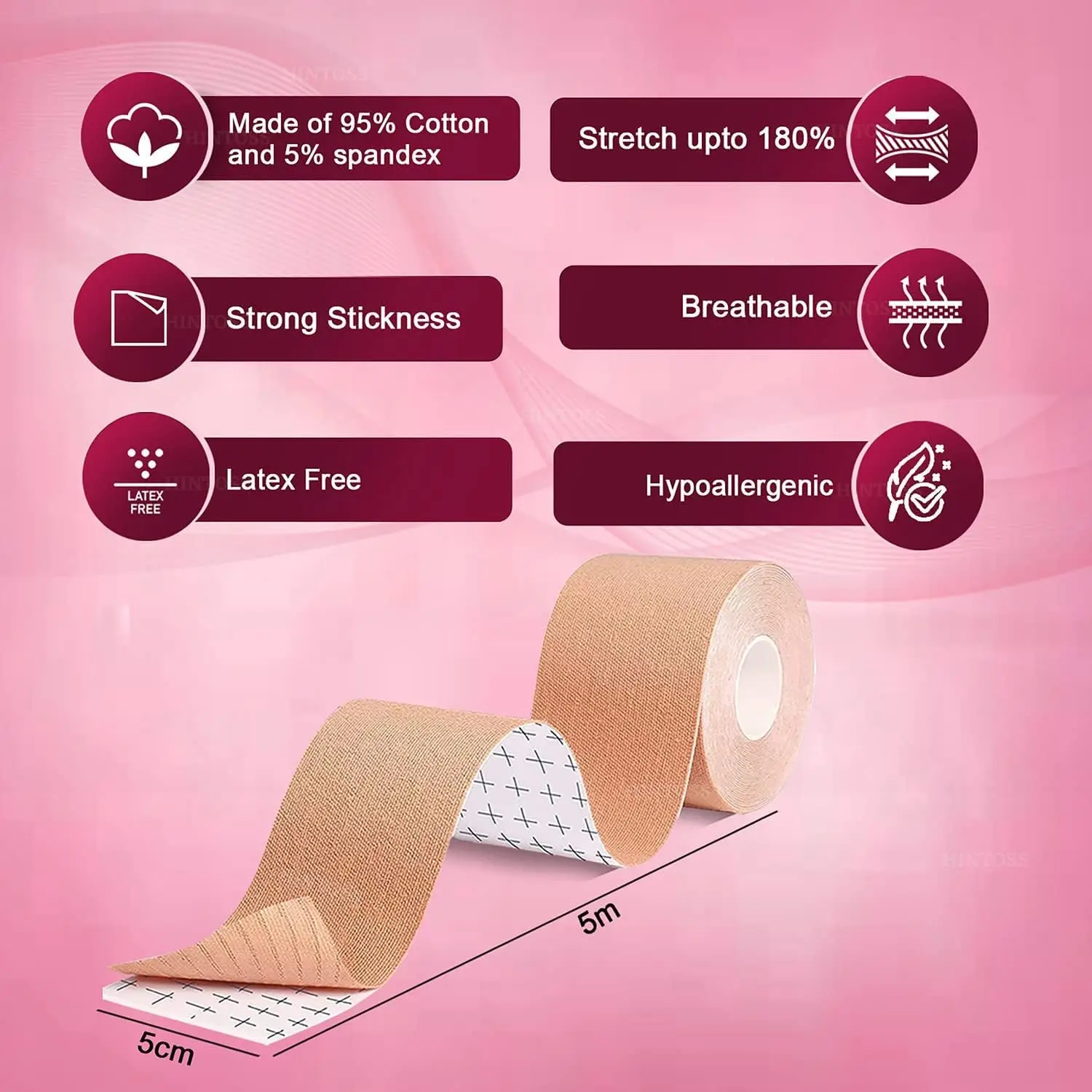 Anthrive Factory Waterproof Push Up Bra Tape Invisible Breast Lift Tape