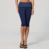 Cropped Pants-navy