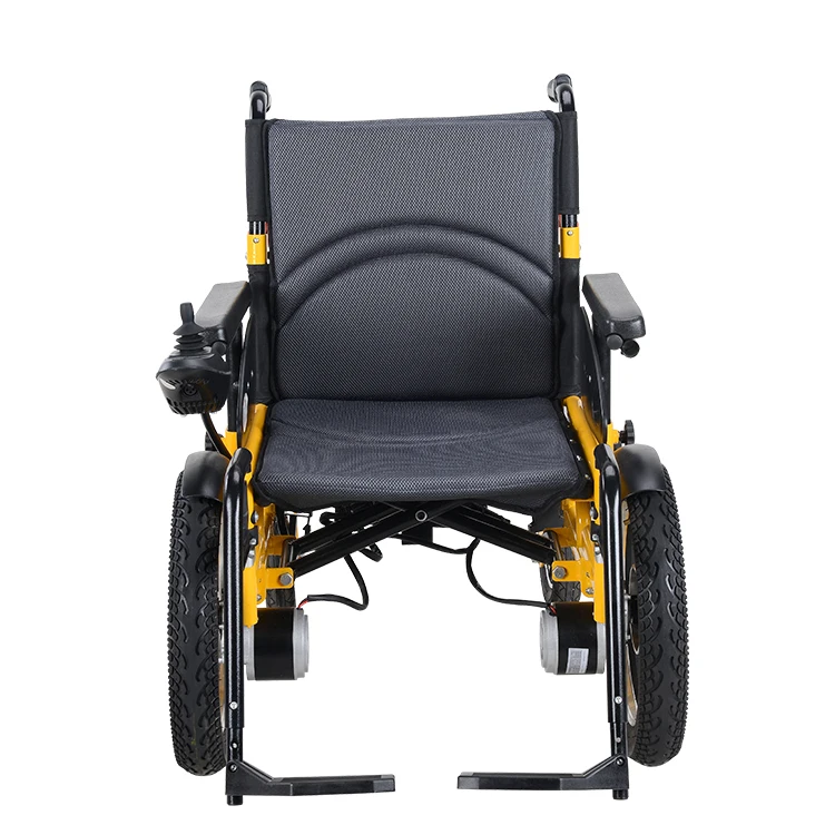 BC-ES600203 2023 調節可能な炭素鋼電動車椅子折りたたみ医療手動電動車椅子高齢患者用