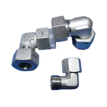 FLE Wholesale Hydraulic Tube Fitting Manufacturers  2C9 Stainless Steel 90° ELBOW REDUCER TUBE ADAPTOR