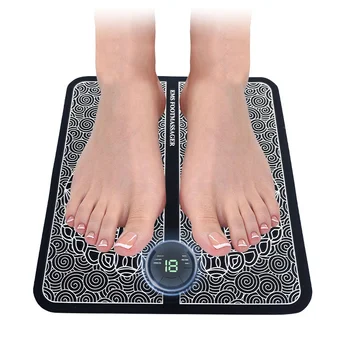 2020 Best Seller Healthy Care Foot Stimulator Portable EMS Electric Mat Foot Circulation Massager